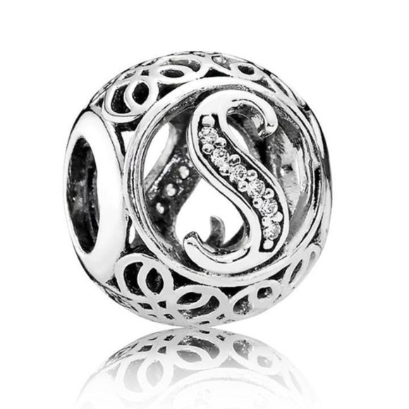 Pandora Initial Alphabet Character Letter S Charm - Picture 1 of 2